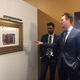 Hasan Minhaj and Jordan Klepper with the masterwork “Taco Bowls” (Photo: Esther Zuckerman)